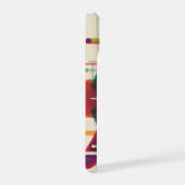 Retro Space Travel Poster - Zonnestelsel Grand Tou iPhone 15 Case (Rechterkant)