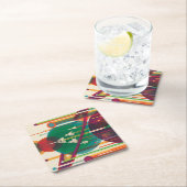 Retro Space Travel Poster - Zonnestelsel Grand Tou Kartonnen Onderzetters (Insitu)