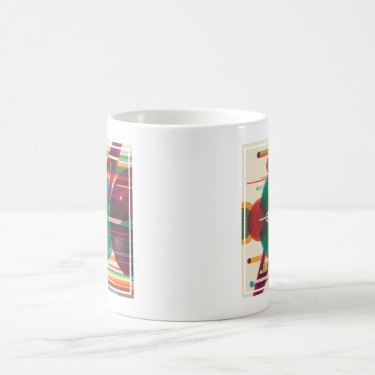 Retro Space Travel Poster - Zonnestelsel Grand Tou Koffiemok (Center)