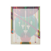 Retro Space Travel Poster - Zonnestelsel Grand Tou Notitieblok (Linkerzijde)