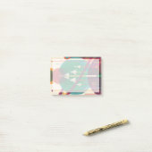 Retro Space Travel Poster - Zonnestelsel Grand Tou Post-it® Notes (Op bureau)