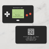 Retro spad stijlvol met spad visitekaartje (Voorkant / Achterkant)