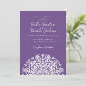 Retro Spanish Abstract Floral Mandala Wedding Kaart (Staand voorkant)