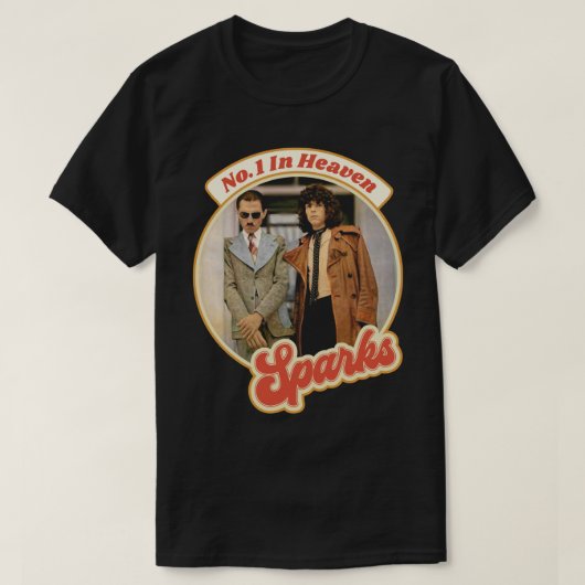 Retro Sparks Band Heaven Tribute T-shirt (Design voorkant)