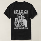 Retro Sparks Band - Sparks-Band Funny Synths T-shirt (Design voorkant)