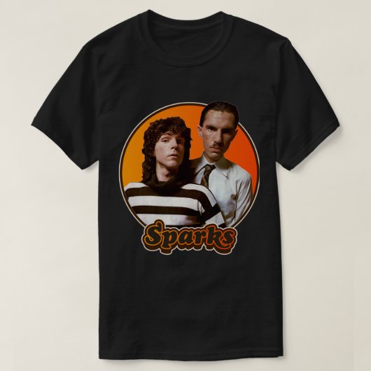 Retro Sparks Band Tribute Classic T-Shirt (Design voorkant)