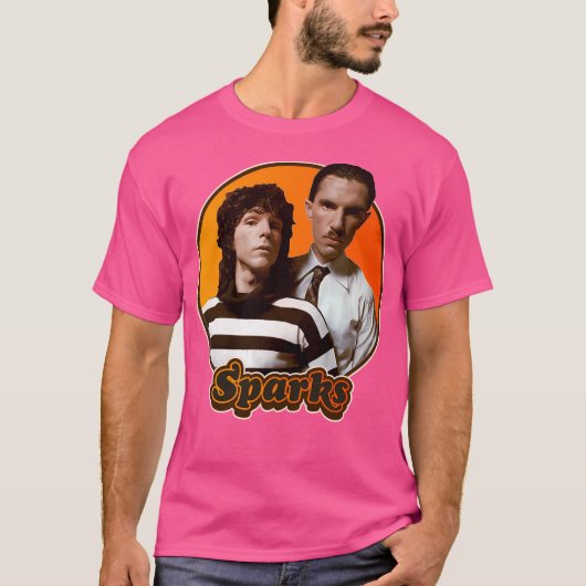 Retro Sparks Band Tribute T-shirt (Voorkant)