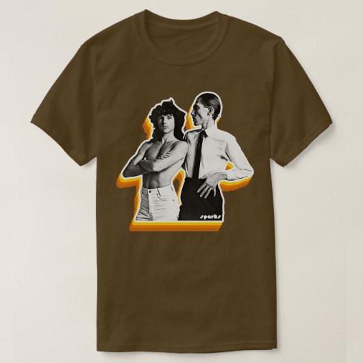 Retro Sparks Fade Art T-shirt (Design voorkant)