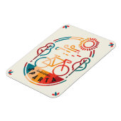 Retro Sparta Fietsroute Magneet (Linkerzijde)