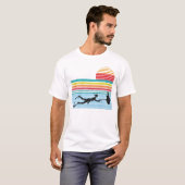  Retro SpearFishing Underwater Scuba Diving T-shirt (Voorkant volledig)