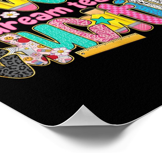 Retro Special Education Squad Dream Team Sped Teac Poster (Hoek)