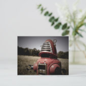 Retro Speelgoed Robby Robot 06 Briefkaart (Staand voorkant)
