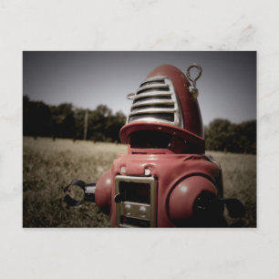 Retro Speelgoed Robby Robot 06 Briefkaart