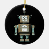 Retro Speelgoed Robot Ornament (dk) (Voorkant)