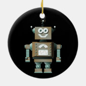 Retro Speelgoed Robot Ornament (dk) (Achterkant)