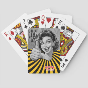 Retro speelkaarten Echtscheidingsgeschenk