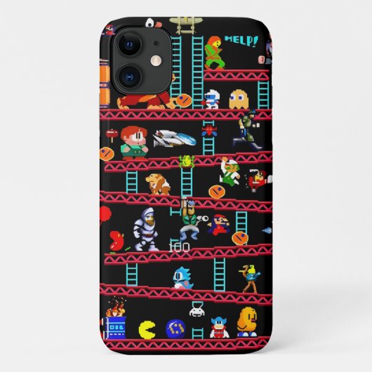 Retro spellen Case-Mate iPhone case (Achterkant)