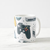 Retro spellen koffiemok (Voorkant rechts)