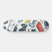 Retro spellen persoonlijk skateboard (Horizontaal)