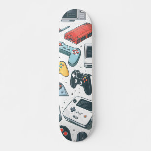 Retro spellen persoonlijk skateboard