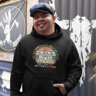 Retro spelletjes Leeftijd als Fijne Wijn - Video G Hoodie