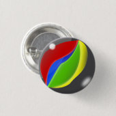 Retro Spelmarmer Ronde Button 3,2 Cm (Voorkant /achterkant)