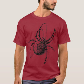 retro spin wetenschappelijke illustratie t-shirt