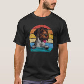 Retro  Spinone Italiano T-shirt (Voorkant)