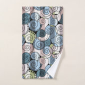 Retro, spiraal bad handdoek (Handdoek)