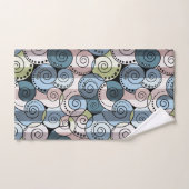 Retro, spiraal bad handdoek (Handdoek)