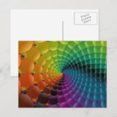 retro-spiraal briefkaart (Voorkant / Achterkant)