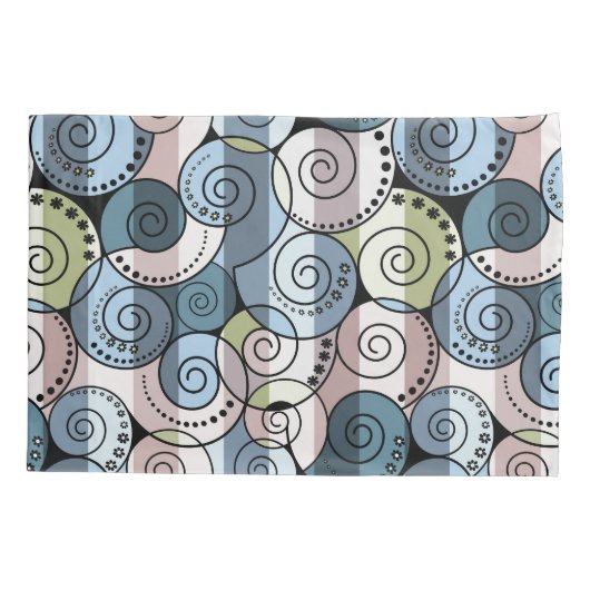 Retro, spiraal kussensloop (Achterkant)