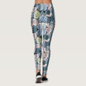 Retro, spiraal leggings (Achterkant)