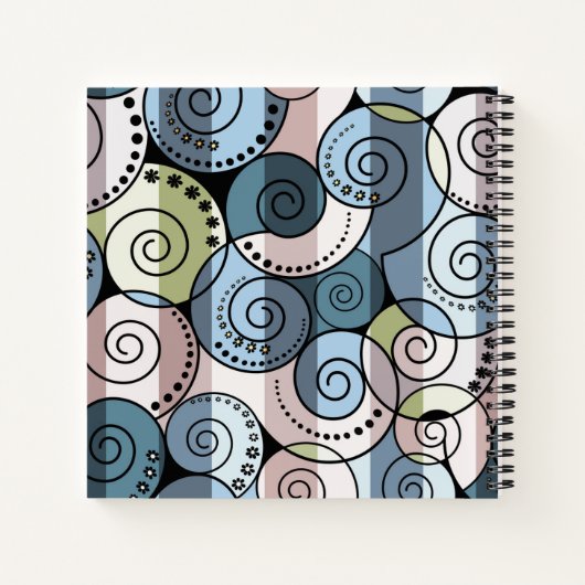 Retro, spiraal notitieboek (Achterkant)