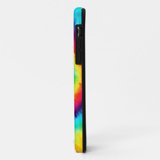 Retro Spiral Rainbow Tie Dye Case-Mate iPhone Case (Achterkant/links)