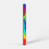 Retro Spiral Rainbow Tie Dye Signature Samsung Galaxy Hoesje (Rechterkant)