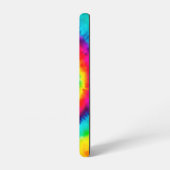 Retro Spiral Rainbow Tie Dye Signature Samsung Galaxy Hoesje (Linkerkant)