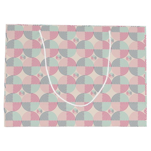 Retro Spiral Vibes Groot Cadeauzakje (Achterkant)