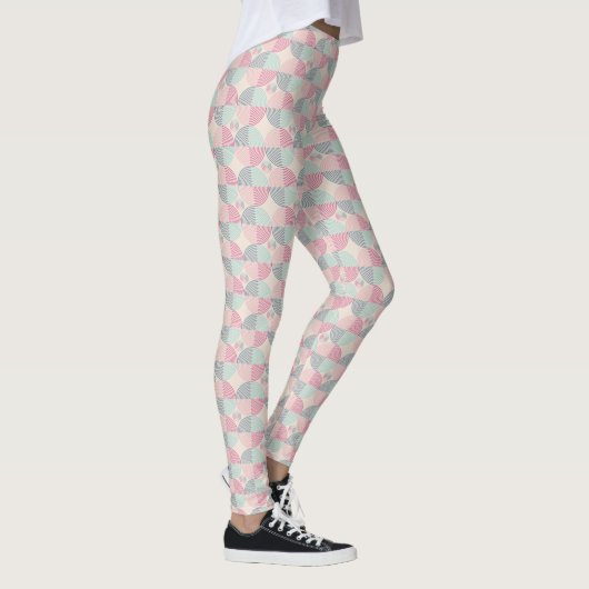 Retro Spiral Vibes Leggings (Rechts)