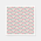 Retro Spiral Vibes Servet (Voorkant)