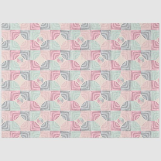 Retro Spiral Vibes Tissuepapier (Voorkant)