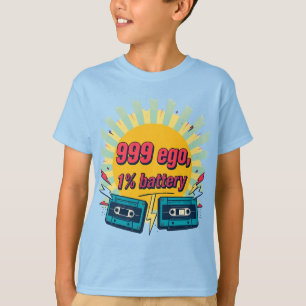 Retro Spiritueel Buffering Quote T-shirt – Funny V