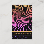 retro spirograaf visitekaartje (Voorkant)