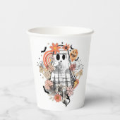Retro spook papieren bekers (Achterkant)