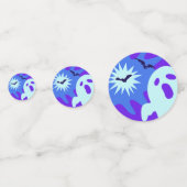 Retro Spooktacular Halloween Party Confetti (Achterkanten)