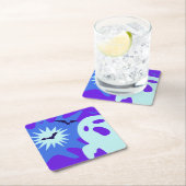 Retro Spooktacular Halloween Party Kartonnen Onderzetters (Insitu)