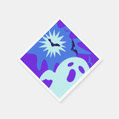 Retro Spooktacular Halloween Party Servet (Hoek)