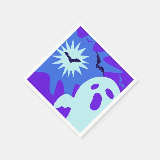 Retro Spooktacular Halloween Party Servet (Hoek)