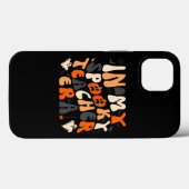 Retro Spooky Leraar Halloween Case-Mate iPhone Case (Achterkant (horizontaal))
