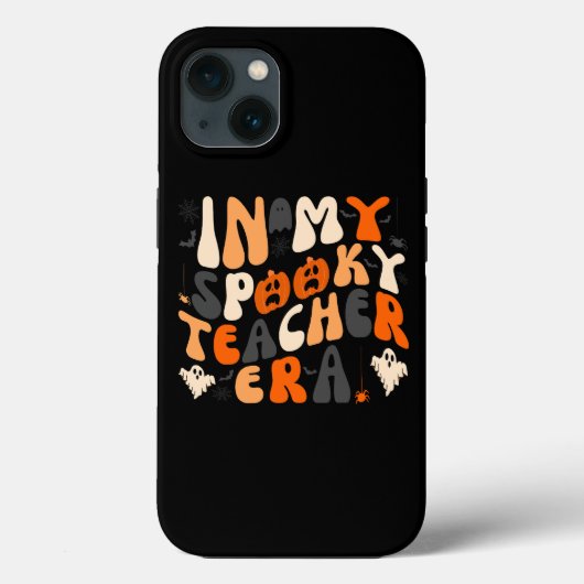 Retro Spooky Leraar Halloween Case-Mate iPhone Case (Achterkant)